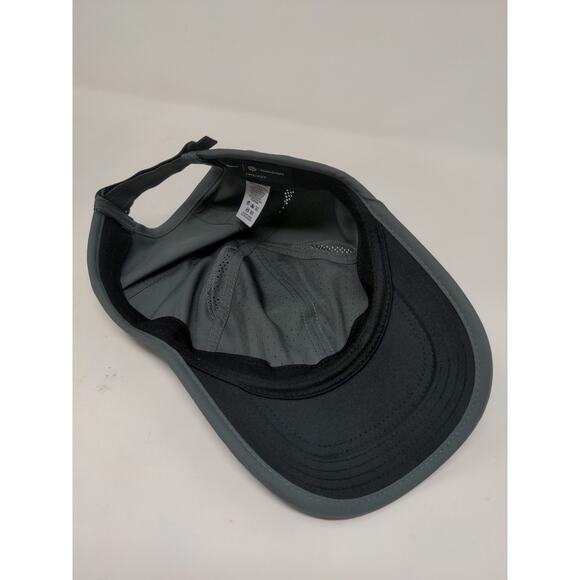 Nike Dri Fit Featherlight Strapback Hat Gray White Swoosh OSFM - Picture 7 of 9